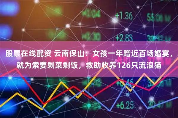 股票在线配资 云南保山：女孩一年蹭近百场婚宴，就为索要剩菜剩饭，救助收养126只流浪猫